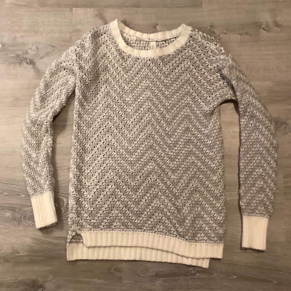 Thick knitted winter sweater